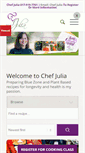 Mobile Screenshot of chef-julia.com